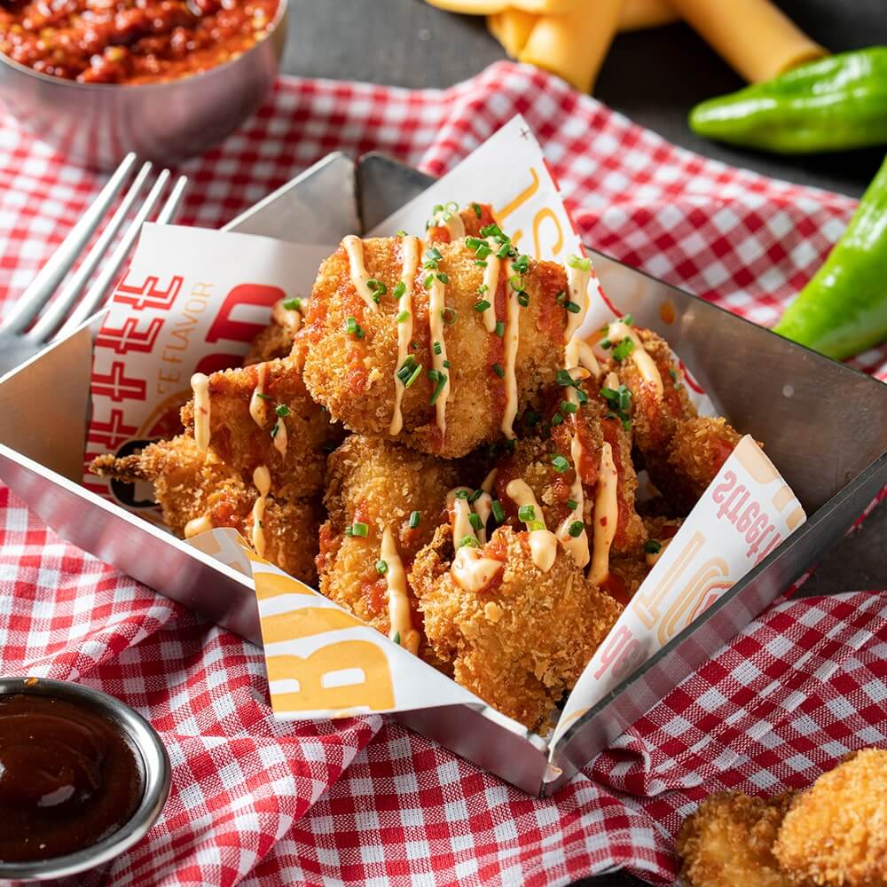 Spicy chicken balls